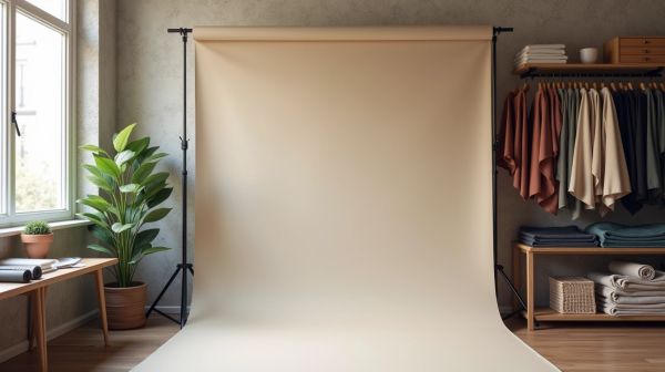 Choisir le bon fond photo pour votre studio : avantages et inconvénients